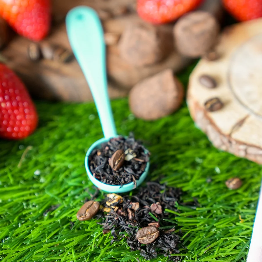 Chocolate Strawberry Espresso - Coffee Black Tea Fusion Blend - Image 3