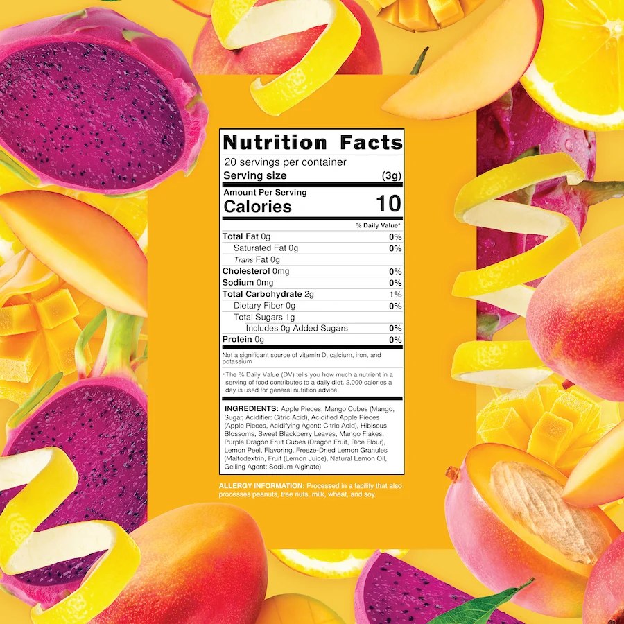 Mango Dragon Fruit Lemonade - Fruit Herbal Blend - Image 4