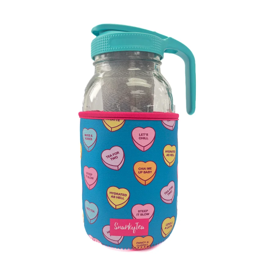 Mason Jar Sleeve - Valentine's Conversation Hearts Design - Image 4