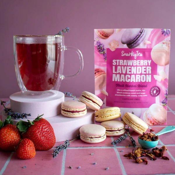 Strawberry Lavender Macaron - Fruit Herbal Blend - Image 3